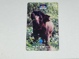 Indonesia-(ID-TLK-S-0322)-Gajah Sumatra-Elepant-(22)(125units)(JMCU-W0028977)(tirage-200.000)-used Card - Indonesië