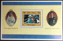 Tuvalu 1997 Golden Wedding Minisheet MNH - Tuvalu