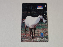 Indonesia-(ID-TLK-S-0324)-Oryx Arabia (Oryx Ceucoryx)-(25)(125units)(JMCW-W0126371)(tirage-400.000)-used Card - Indonesië