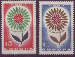 Europe - Monaco - 1964 - N°652 Et 653 -  Europa - 7907 - Used Stamps