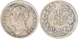 PAYS-BAS - 1849 - 10 Cents - Guillaume II - ARGENT 640‰ - 20-448 - 1840-1849 : Willem II