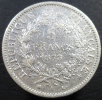 Francia - 5 Franchi 1873 A - Ercole - KM# 820 - 5 Francs