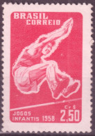 F-EX50655 BRAZIL MNH 1958 CHILDREN GAMES.  - Salto