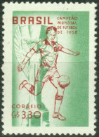 F-EX50664 BRAZIL MNH 1958 WORLD CHAMPIONSHIP SOCCER FOOTBALL.  - 1958 – Svezia