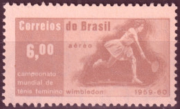 F-EX50698 BRAZIL MNH 1959 WOMAN WILBLEDON TENNIS CHAMPIONSHIP MARIA E. BUENO.  - Tennis