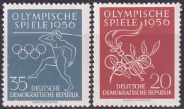 F-EX50642 GERMANY DDR MNH 1956 OLYMPIC GAMES ATHLETISM.  - Sommer 1956: Melbourne