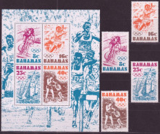 F-EX50489 BAHAMAS MNH 1976 OLYMPIC GAMES CYCLING BOXING ATHLETISMS SAILING. - Estate 1976: Montreal