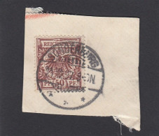 BRIEFMARKE  MIT  STEMPEL " SONDERBURG " (DÄNEMARK). - Gebruikt