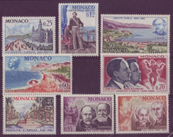 Europe - Monaco - 1966 - N°690 à 697 (8 Valeurs)  - Centenaire De Monte Carlo - 7914 - Used Stamps