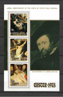 Penrhyn 1978 Art - Paintings - Peter Paul Rubens - Easter MS MNH - Penrhyn