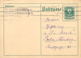 Postkarte 1933 - Tarjetas