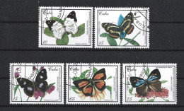 Cuba 2000 Butterflies Y.T. 3852/3856 (0) - Used Stamps