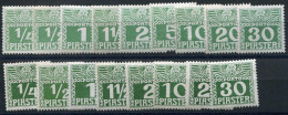 Österreich Post In Der Levante, 1908, 6-14 X A/b, Postfrisch, ... - Eastern Austria