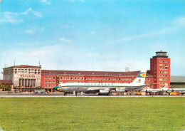 Munich Airport Lufthansa Aircraft Plane Postcard - Aérodromes