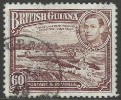 British Guiana. 1938-52 KGVI.  60c Used. SG 315. M6130 - Guyana Britannica (...-1966)