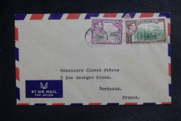 JAMAÏQUE - Lettre Par Avion > France - 1956 - M 1376 - Jamaïque (...-1961)