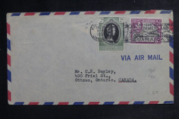 JAMAÏQUE - Lettre Par Avion > Canada - A Voir - 1953 - M 1373 - Jamaïque (...-1961)