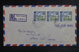 JAMAÏQUE - Lettre Recommandée Par Avion > Canada - A Voir - 1957 - M 1374 - Jamaïque (...-1961)