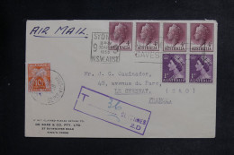 AUSTRALIE - Lettre Commerciale Par Avion Taxée à L'arrivée > France - 1956 - M 1312 - Postmark Collection