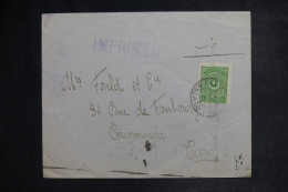 TURQUIE - Lettre Envoyée En Imprimé Constantinople > Paris - 1924 - M 1220 - Brieven En Documenten