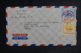 COSTA RICA - Lettre Commerciale Par Avion > La Libye - 1961 - M 1163 - Costa Rica