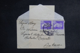 TURQUIE - Petite Lettre Avec Carte De Visite - Destination Intérieure > Ankara - Années 40 - M 1452 - Briefe U. Dokumente