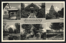 AK Bissendorf / Wietze, Kurhaus, Landhaus Peeters, Kirche Und Wietzepartie  - Bissendorf