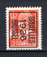 PRE302B MNH** 1936 - BRUXELLES 1936 BRUSSEL  - Typografisch 1932-36 (Ceres En Mercurius)