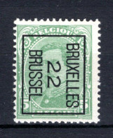 PRE60B-IV MNH** 1922 - BRUXELLES 22 BRUSSEL - Typos 1922-26 (Albert I)