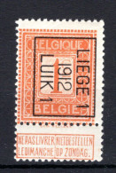 PRE31B MNH** 1912 - LIEGE I 1912 LUIK I - Typografisch 1912-14 (Cijfer-leeuw)