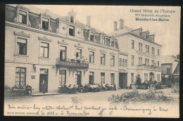 MONDORF LES BAINS     GRAND HOTEL DE L'EUROPE       2 SCANS - Mondorf-les-Bains