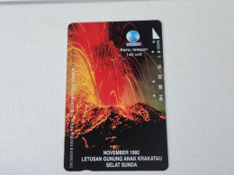 Indonesia-(ID-TLK-S-0283)-Volcanic Series: Letusan-(31)(140units)(1.5.95)(tirage-1.705.000)-used Card - Indonesië