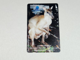 Indonesia-(ID-TLK-S-0266)-kangguru Irian-(33)(60units)(1.11.94)-(tirage-300.000)-used Card - Indonesië