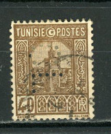 TUNISIE (RF) - MOSQUÉE - N° Yt 131 Obli. PERFORÉ “CL” - Usados
