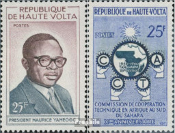 Obervolta 89,90 (kompl.Ausg.) Postfrisch 1960 Präsident, Zusammenarbeit - Upper Volta (1958-1984)