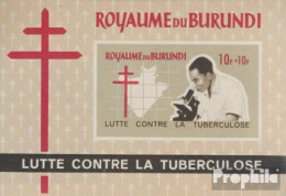 Burundi Block6B (kompl.Ausg.) Postfrisch 1965 Tuberkulose - Ungebraucht