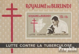 Burundi Block6A (kompl.Ausg.) Postfrisch 1965 Tuberkulose - Ungebraucht