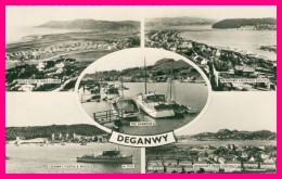 * CPSM * DEGANWY * MULTI VIEWS * HARBOUR * GREAT ORME * LOOKING SOUTH * CONWAY CASTLE BRIDGES * VALENTINE'S - Caernarvonshire