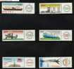 POLAND 1966 20TH ANNIV INDUSTRY NATIONALISATION NHM Ships Tanker Trains Railways Power Station Flags Farm Combine - Ungebraucht