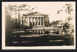 AK Posen, Stadttheater Im Sonnenschein  - Posen