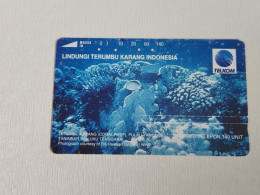 Indonesia-(ID-TLK-S-0225)-Terumbu Karang-(35)(140units)(1.4.94)-(tirage-680.000)-used Card - Indonesië