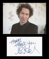 Azazel Jacobs - American Film Director - Signed Card + Photo - Deauville 2008 - Attori E Comici 