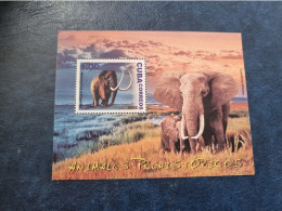 CUBA  NEUF  2002   HB  ANIMALES  PREHISTORICOS  //  PARFAIT  ETAT  //  1er  CHOIX  // - Unused Stamps