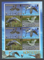 Montserrat 2010 Kleinbogen Mi 1524-1527 MNH WWF - EGRET BIRDS - Ungebraucht
