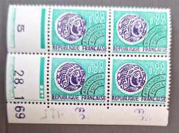 France 1969 N°125 En Bloc De 4 28/1/69 **TB - 1960-1969