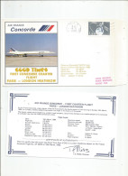 AIR FRANCE CONCORDE GOOD TIMES FIRST CONCORDE CHARTER FLIGHT PARIS / LONDON HEATHROW 16/03/1980 - Concorde