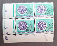 France 1969 N°125 En Bloc De 4 3/2/69 **TB - 1960-1969