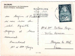 AUTRICHE N°1407 Franz Lehar (y&t) Salzbourg 1978 Pour Maizières-les-Metz - CP Salzburg - Lettres & Documents