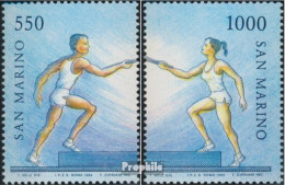 San Marino 1298-1299 (kompl.Ausg.) Postfrisch 1984 Olymp. Sommerspiele 84 - Unused Stamps