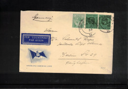 Singapore 1933 Interesting Airmail Letter To Germany - Singapur (...-1959)